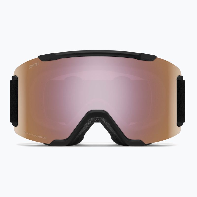Lyžařské brýle Smith Squad S2 black/chromapop everyday rose gold mirror 2