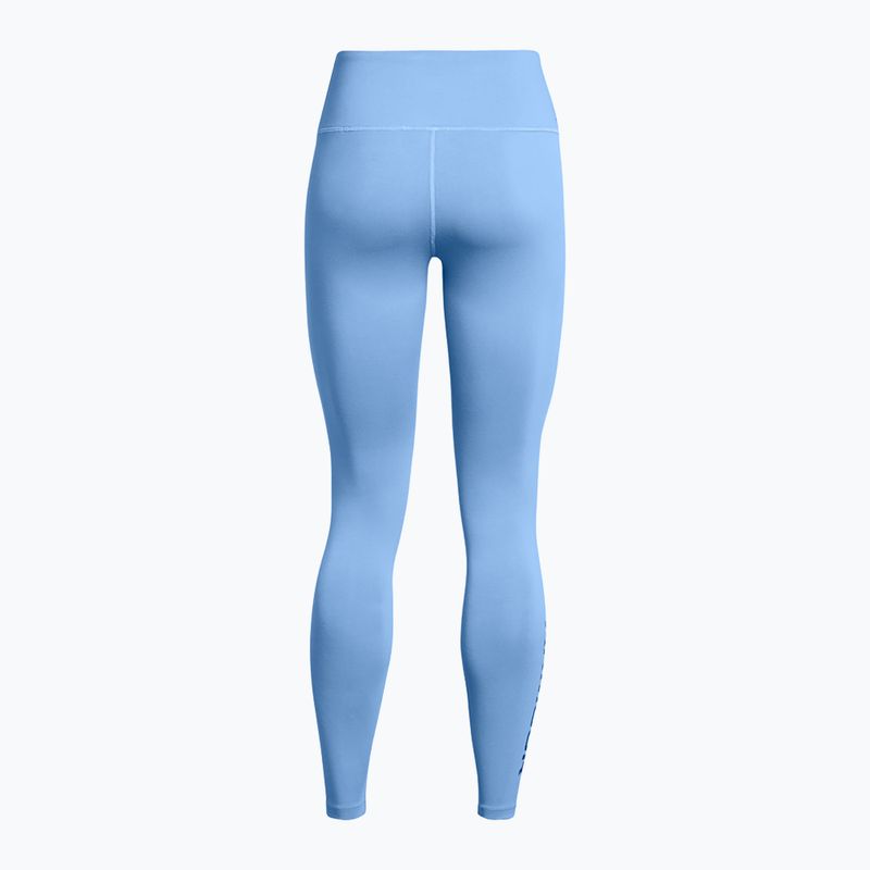 Dámské fitness legíny  Under Armour Campus Graphic horizon blue/tech blue/white 2