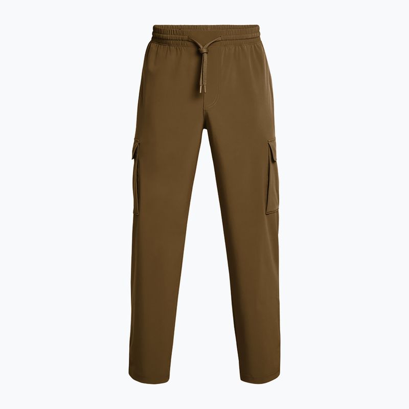 Pánské kalhoty  Under Armour Vibe Woven Cargo coyote/black 5