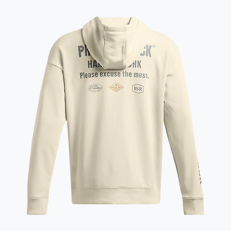 Pánská mikina Under Armour Project Rock HWT Full Zip silt/clay green 4
