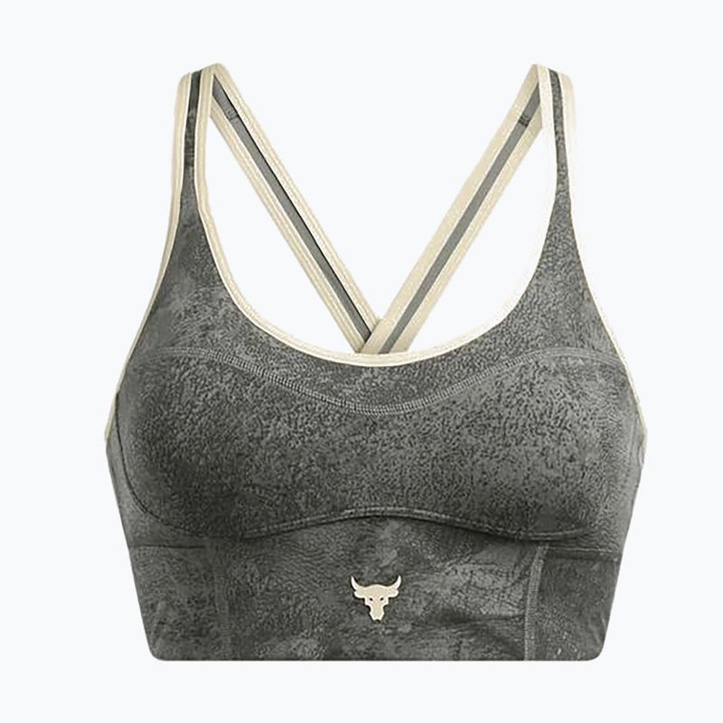 Fitness podprsenka Under Armour Project Rock Infinity Let's Go clay green/silt 3