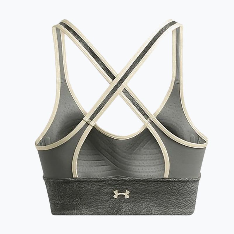 Fitness podprsenka Under Armour Project Rock Infinity Let's Go clay green/silt 4