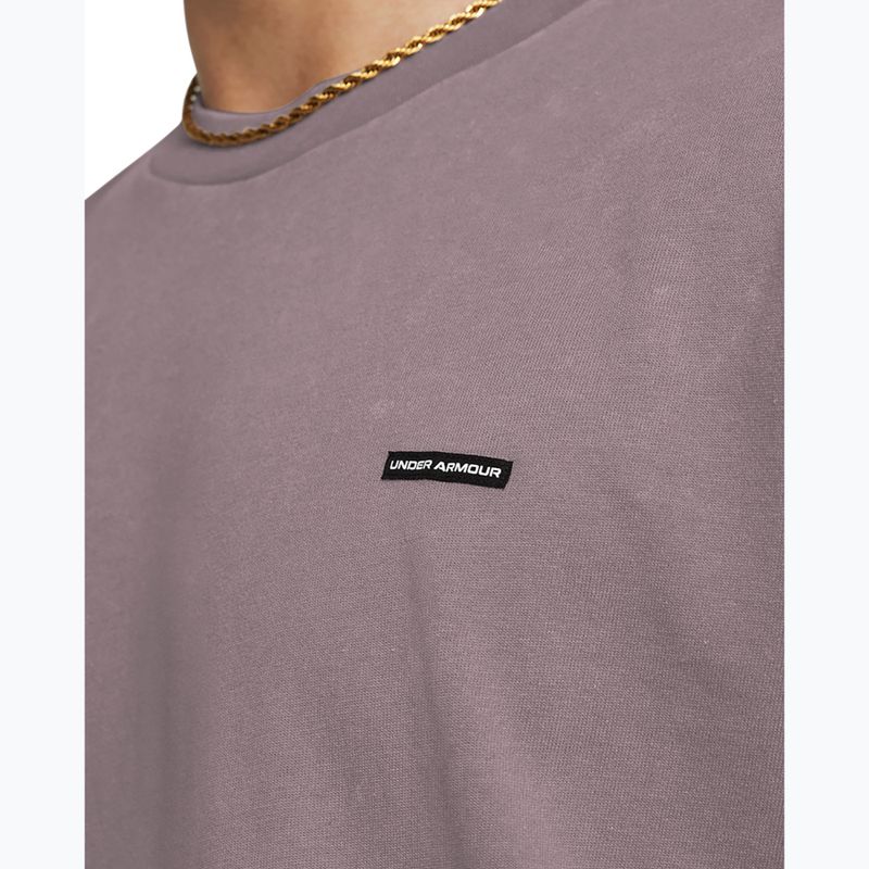 Pánské tričko Under Armour HW OS Logo Wash tetra gray/white 2