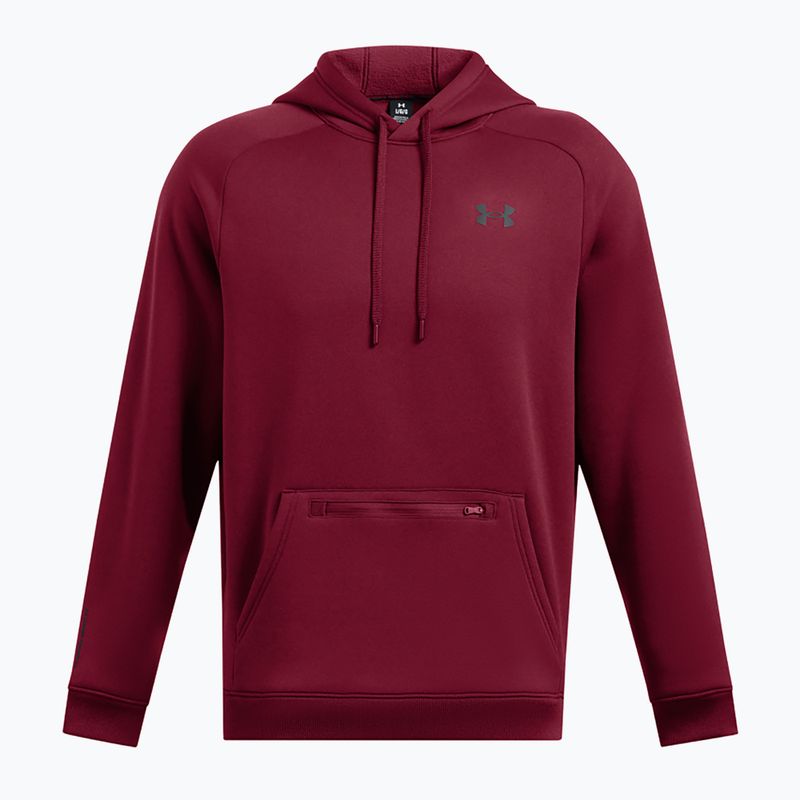 Pánská mikina Under Armour Fleece Pro Kangra HD cardinal/black 4