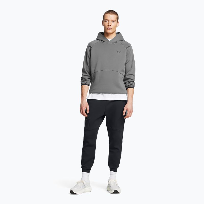 Pánská mikina Under Armour Unstoppable Fleece Jgr castlerock/black 2