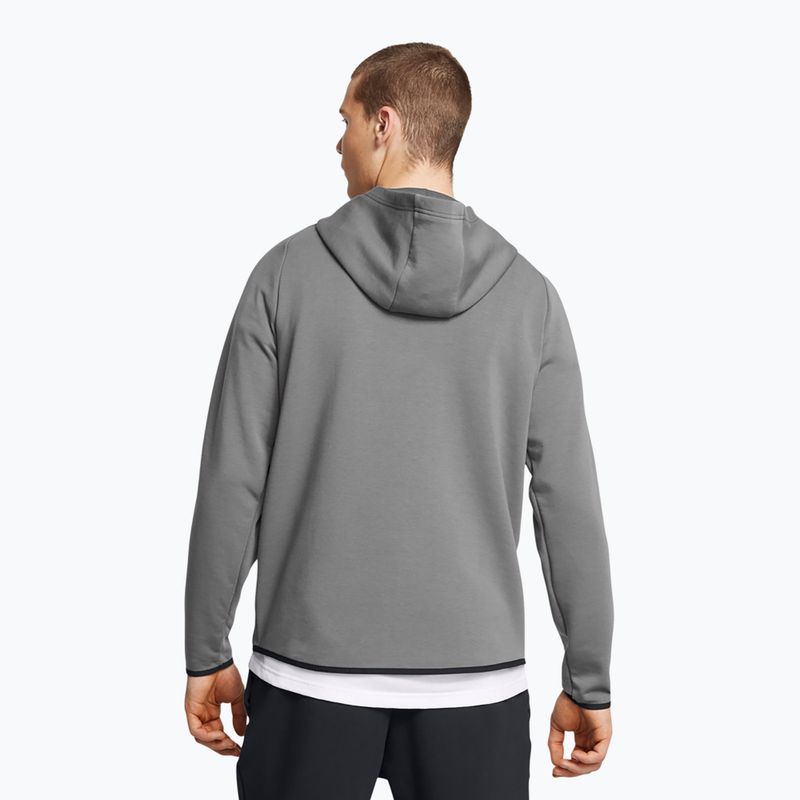 Pánská mikina Under Armour Unstoppable Fleece Jgr castlerock/black 3