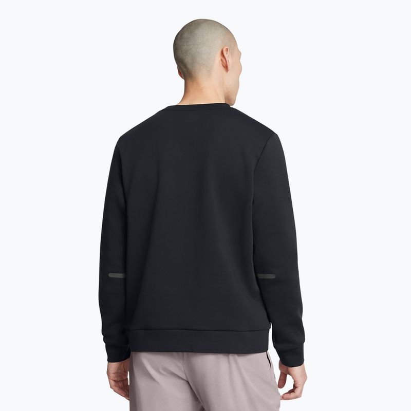 Pánská mikina Under Armour Unstoppable Fleece Crew black/black 3