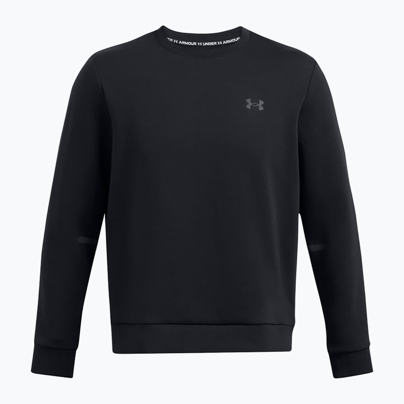 Pánská mikina Under Armour Unstoppable Fleece Crew black/black 4