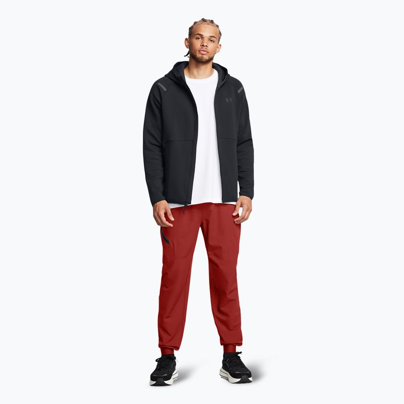 Pánská mikina Under Armour Unstoppable Fleece Full Zip HD black/black 2