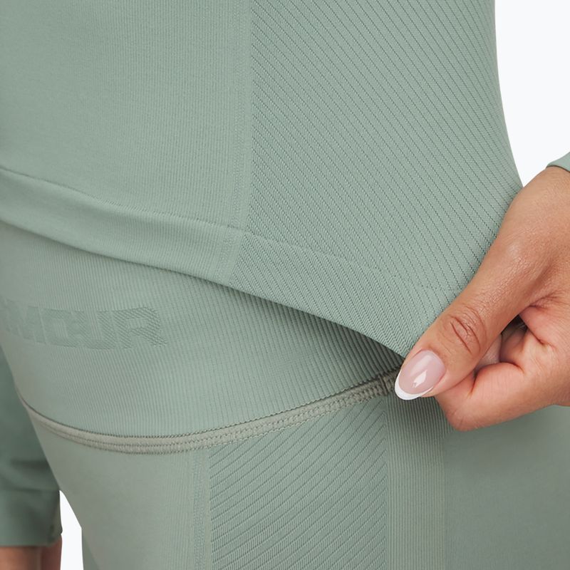Dámské tričko longsleeve Under Armour Train Seamless silica green/white 3