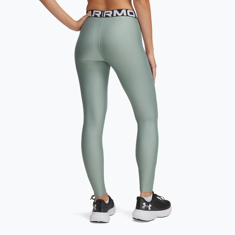 Dámské tréninkové legíny Under Armour HeatGear silica green/white 3
