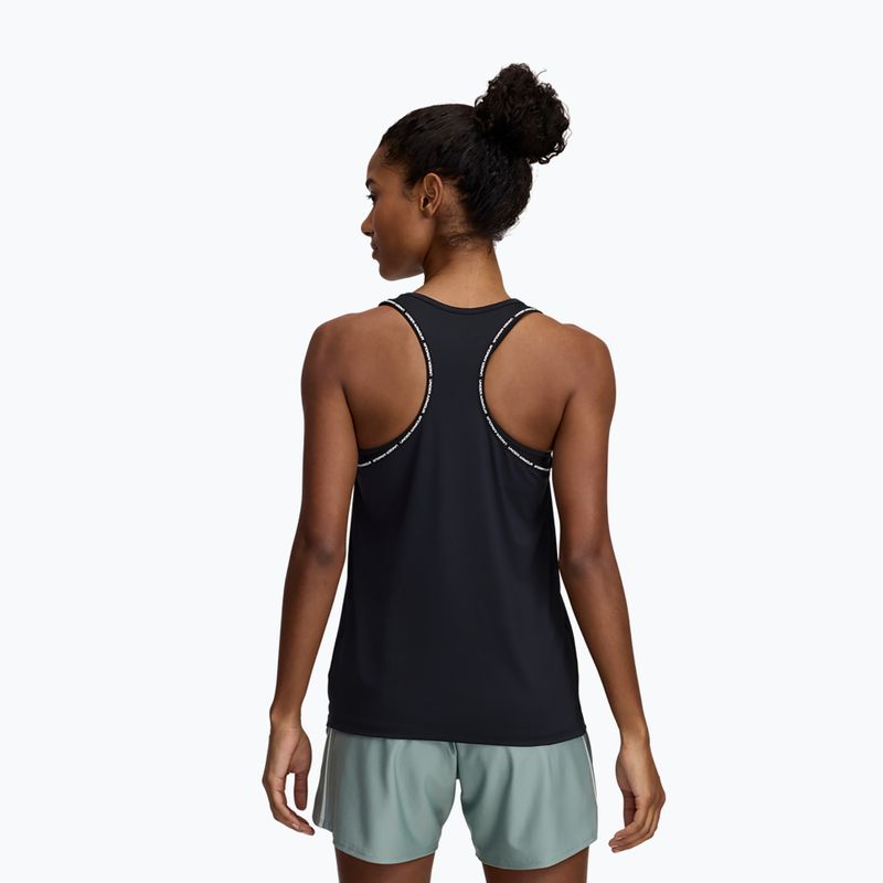 Dámský fitness top Under Armour Tech Knockout Tank black/white 2