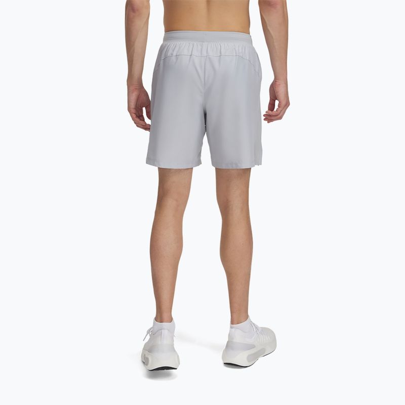 Pánské běžecké šortky Under Armour Launch 7" mod gray / white / reflective 3