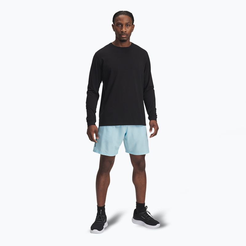 Pánské tréninkové šortky Under Armour Woven Wordmark stream/black 2