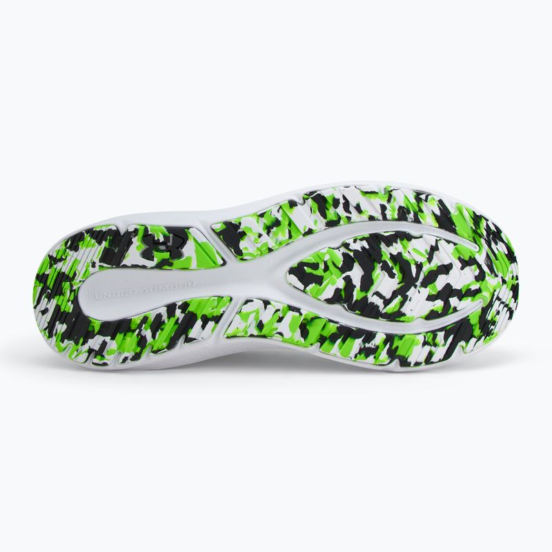 Pánské běžecké boty Under Armour Charged Pursuit 4 white/black/hyper green 4