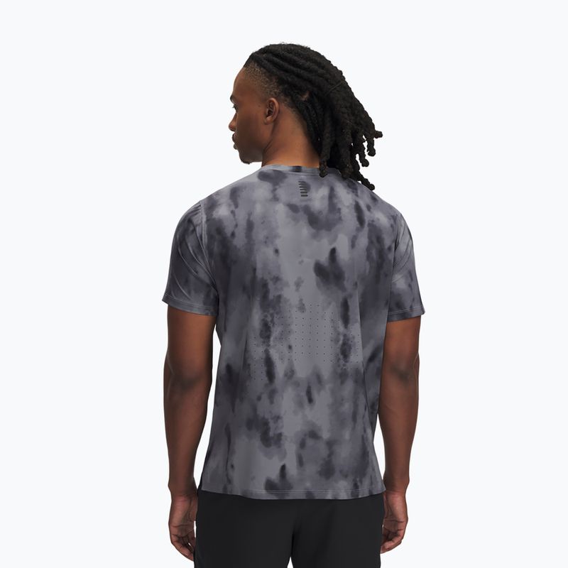 Pánské běžecké tričko Under Armour Launch Elite Print titan gray/reflective 2