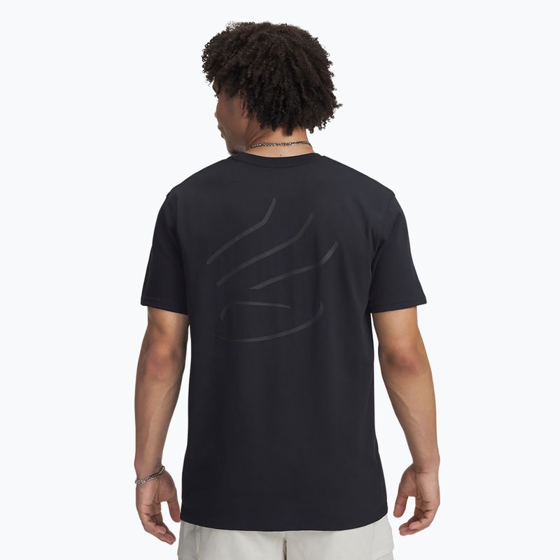 Pánské basketbalové tričko Under Armour Curry Heavyweight Trend black/black 2