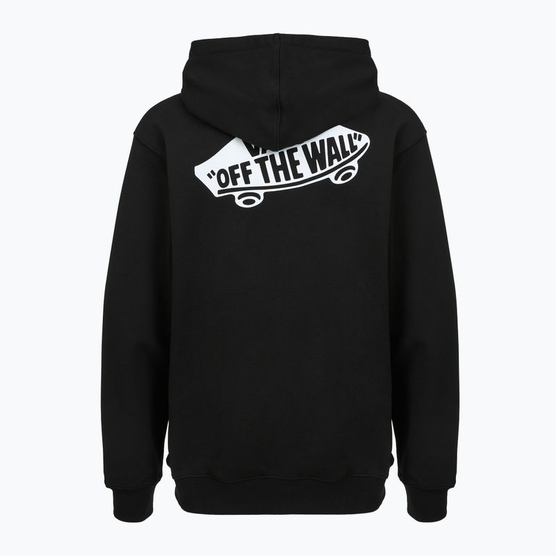 Pánská mikina Vans Style 76 II Loose Ft Full Zip Po black/white 2