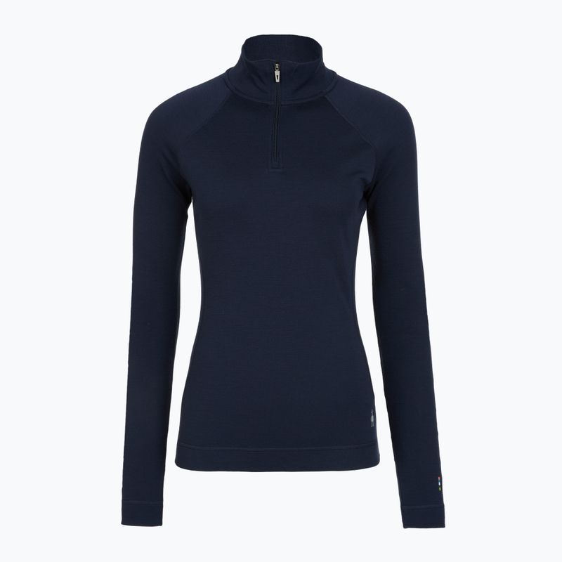 Dámská termo mikina Smartwool Classic Thermal Merino Base Layer 1/4 Zip Boxed deep navy