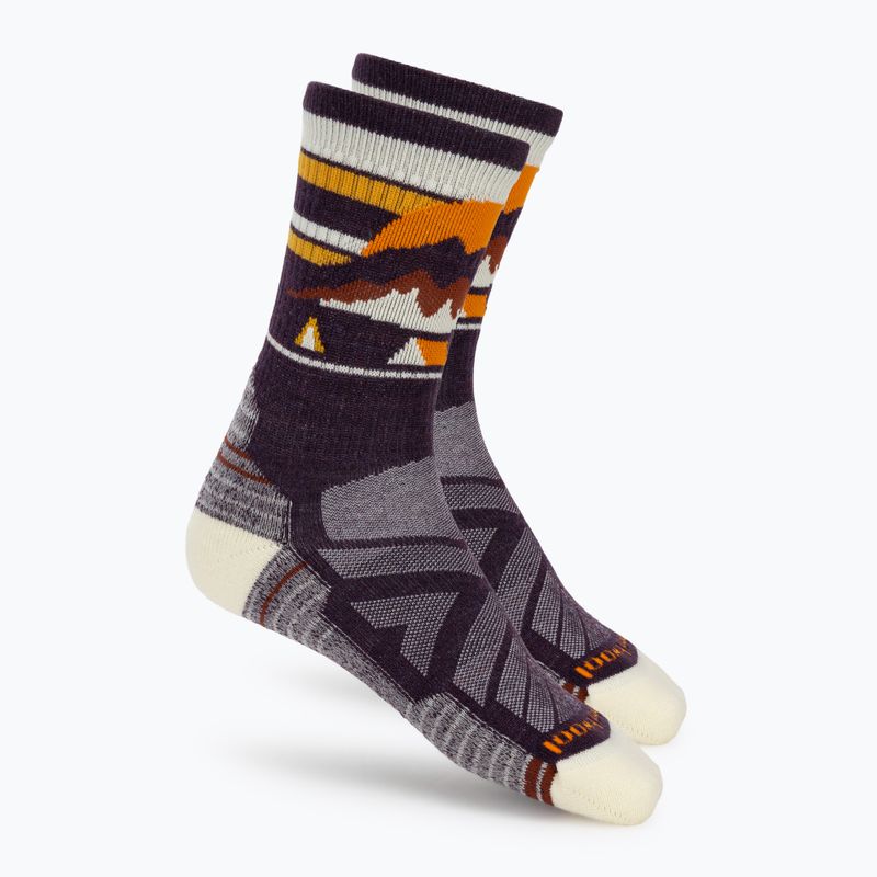 Dámské ponožky Smartwool Hike Light Cushion New Pattern Crew prple ris
