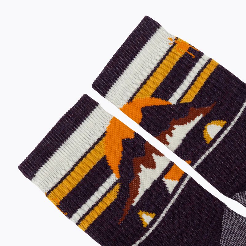 Dámské ponožky Smartwool Hike Light Cushion New Pattern Crew prple ris 4