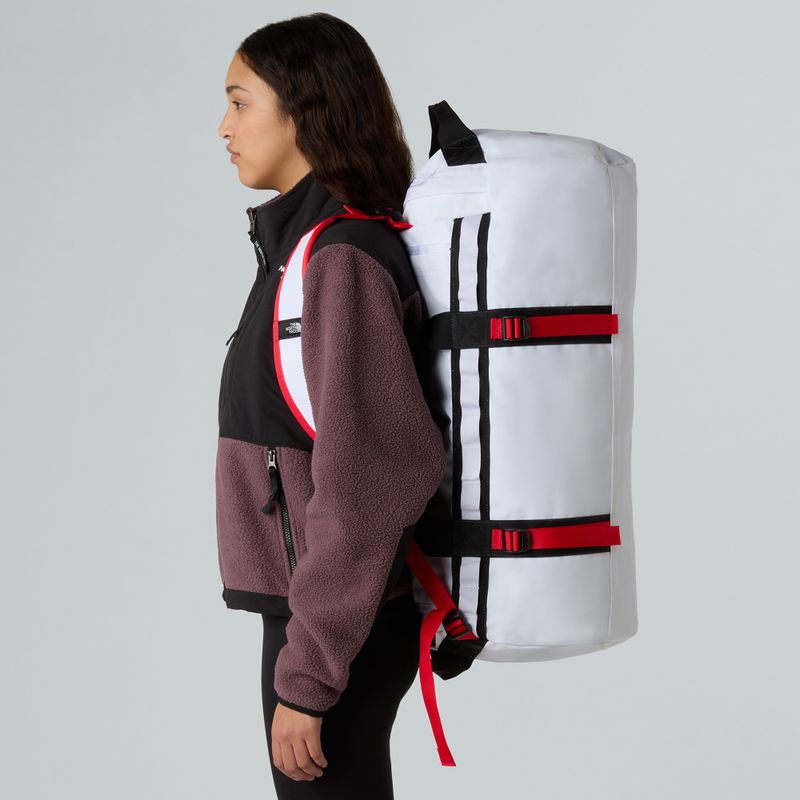 Cestovní taška The North Face Base Camp Duffel M 71 l white/black/elevation red 6