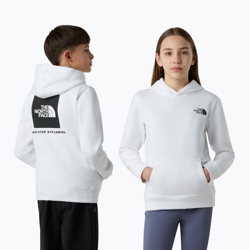 Dětská mikina The North Face Teen Redbox Regular P/O white/black 3