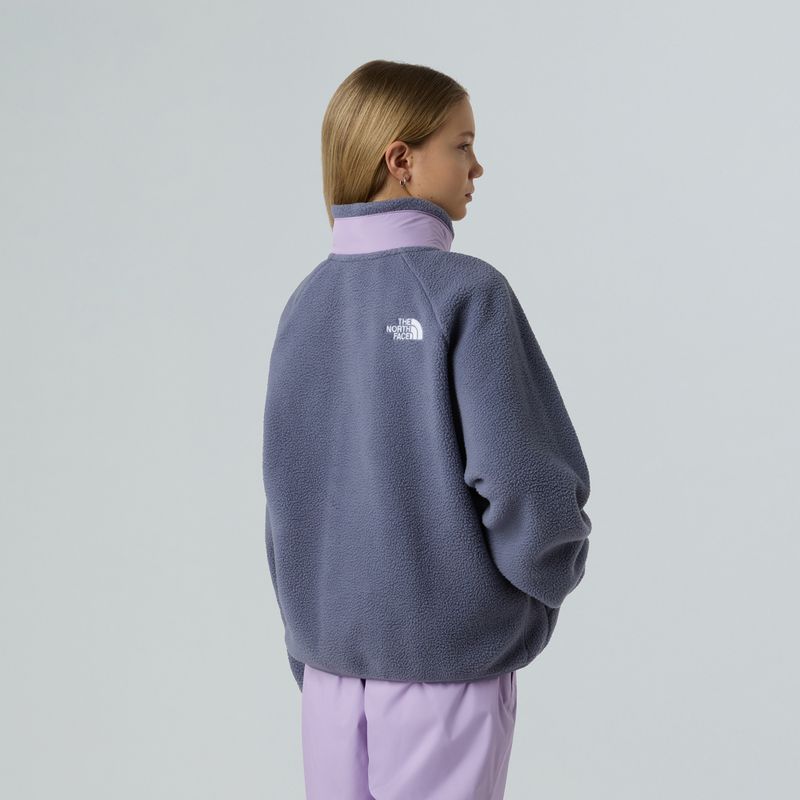 Dětská fleecová mikina The North Face Yumiori Full Zip twilight galaxy/lite lilac 3