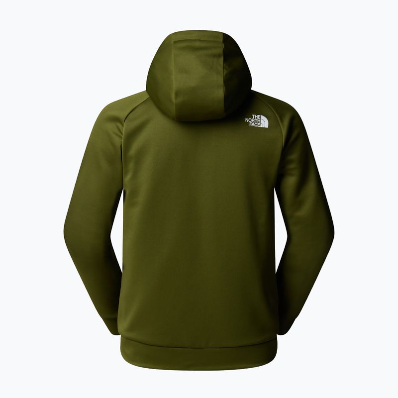 Pánská mikina The North Face Reaxion Fleece Full Zip Hoodie woodland green/black 6