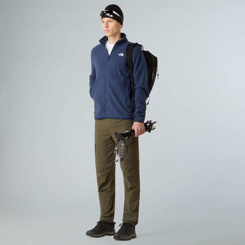 Pánská fleecová mikina The North Face Glacier Fleece summit navy 2