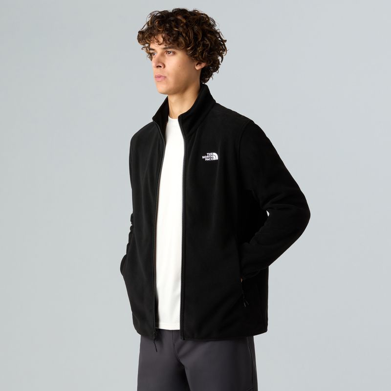Pánská fleecová mikina The North Face Glacier Fleece black 4