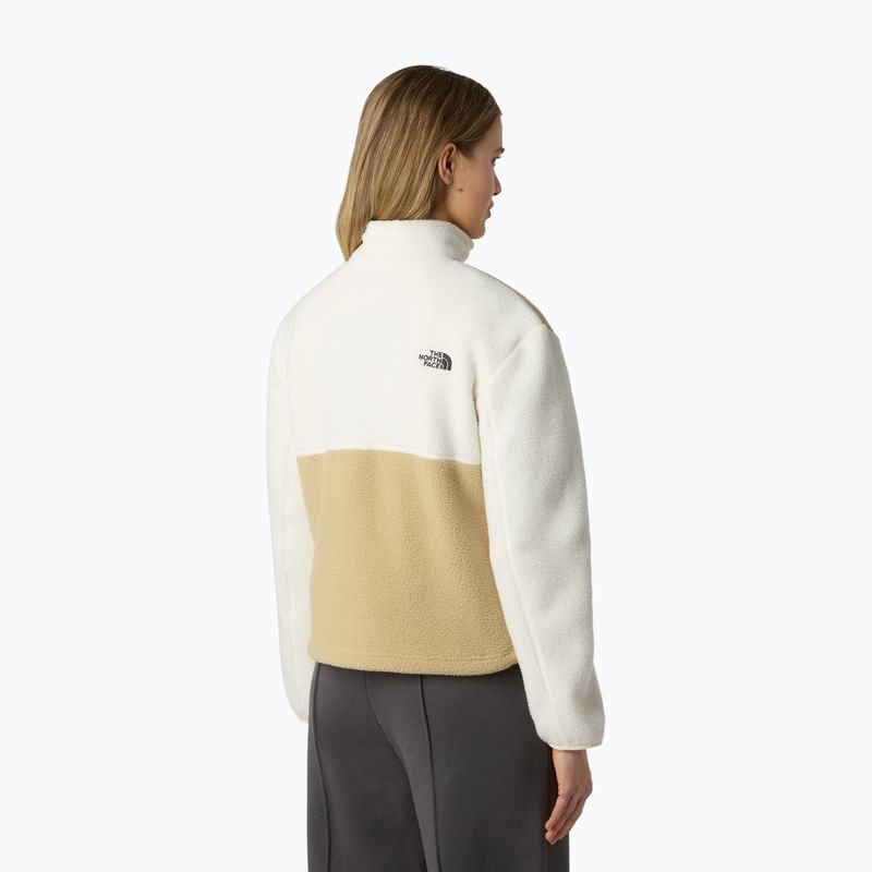 The North Face dámská mikina Yumiori 1/4 Zip khaki stone/white dune/utility brown 3