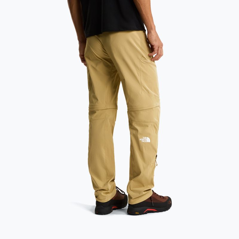 Pánské trekingové kalhoty The North Face Exploration Regular Tapered Convertible khaki stone 3