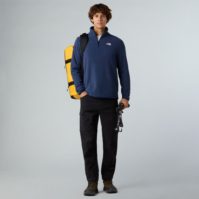 Pánská fleecová mikina The North Face Glacier Fleece 1/4 Zip summit navy 2