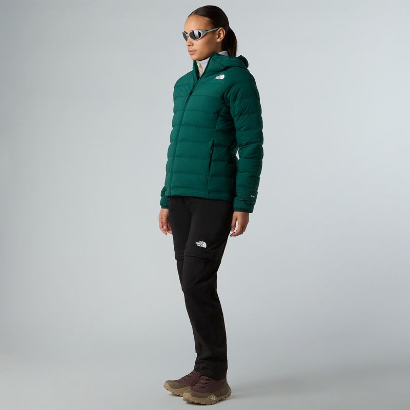 Dámská péřová bunda The North Face Abseil Stretch Down Hoodie hunter green 2