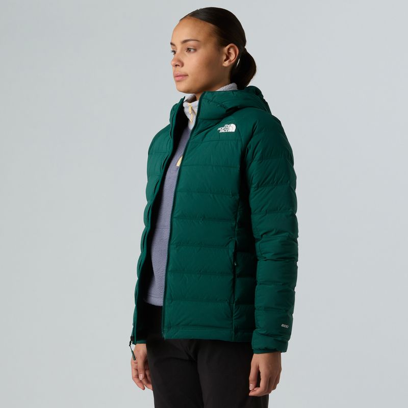 Dámská péřová bunda The North Face Abseil Stretch Down Hoodie hunter green 4