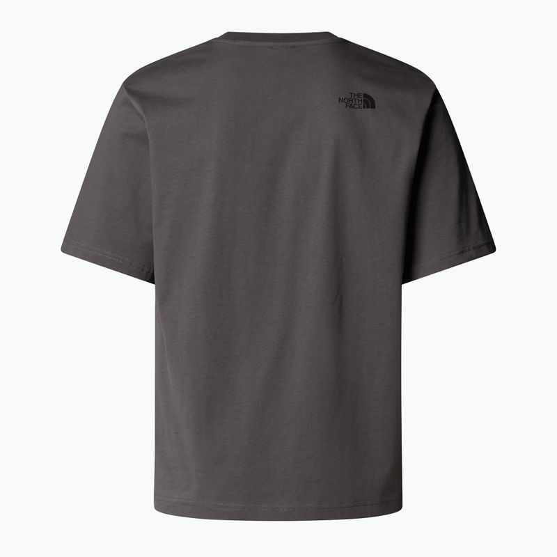Pánské tričko The North Face Flower Dome Relaxed Graphic anthracite grey 5