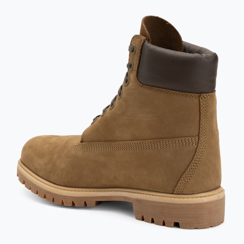 Pánské boty Timberland Premium 6 Inch Lace Up Waterproof olive nubuck/dark brown 3
