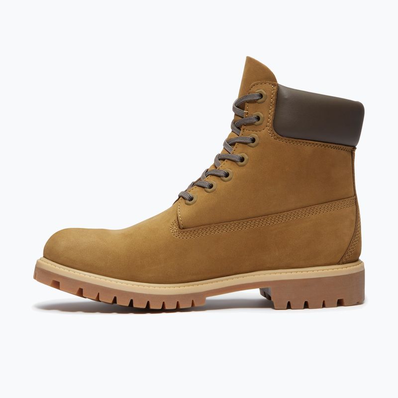 Pánské boty Timberland Premium 6 Inch Lace Up Waterproof olive nubuck/dark brown 9