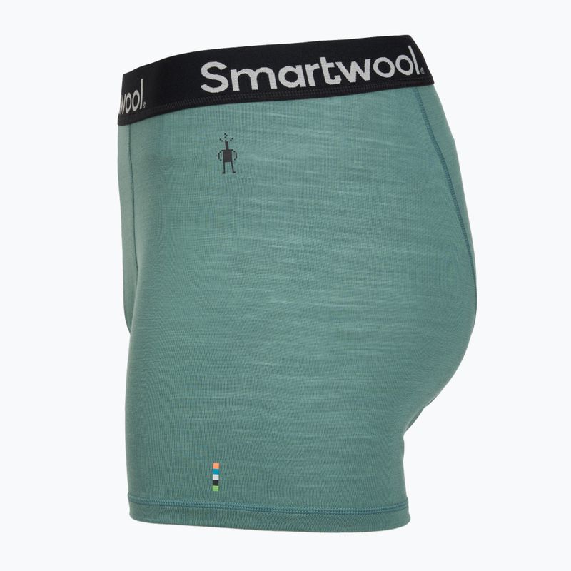 Pánské termo boxerky Smartwool Everyday Merino Boxer Brief Boxed black dusty teal 3