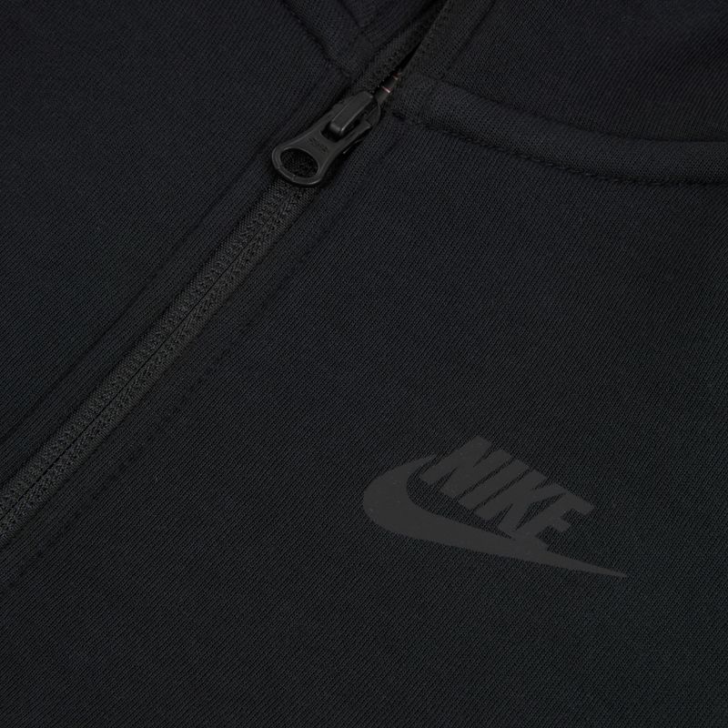 Dětská mikina Nike Sportswear Tech Fleece Full Zip black/black/black 9
