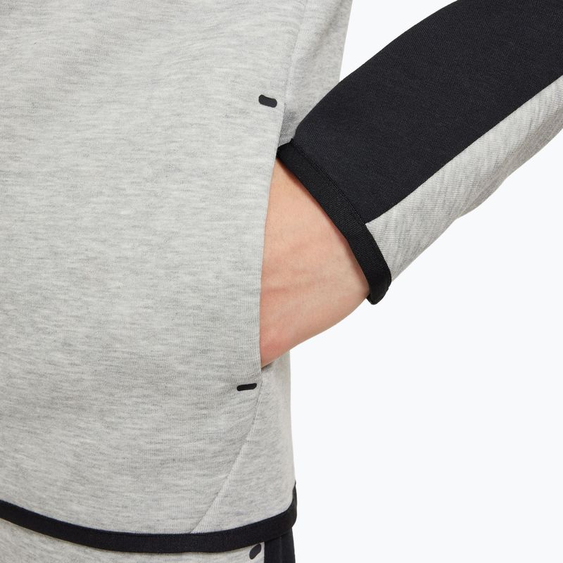 Dětská mikina Nike Sportswear Tech Fleece Full Zip dark grey heather/black/black/black 6