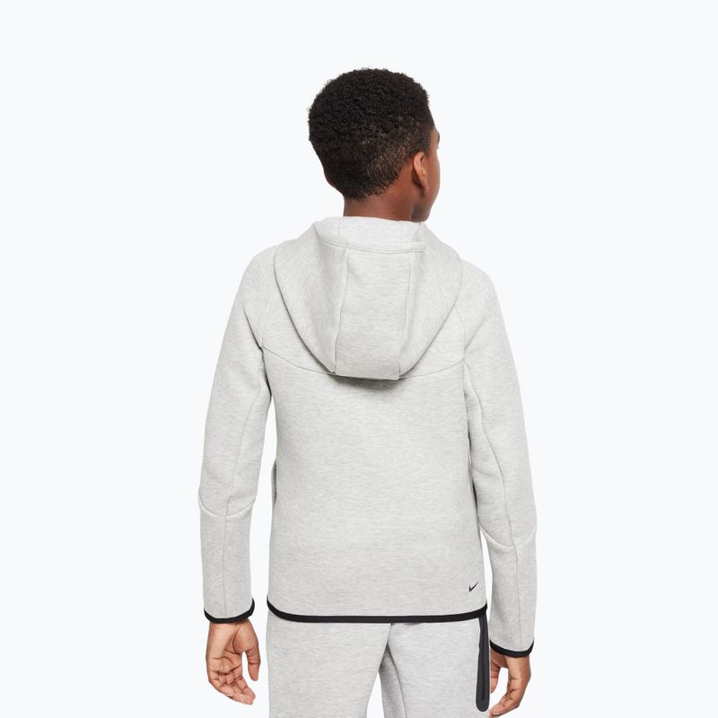 Dětská mikina Nike Sportswear Tech Fleece dark grey heather/black/black 3
