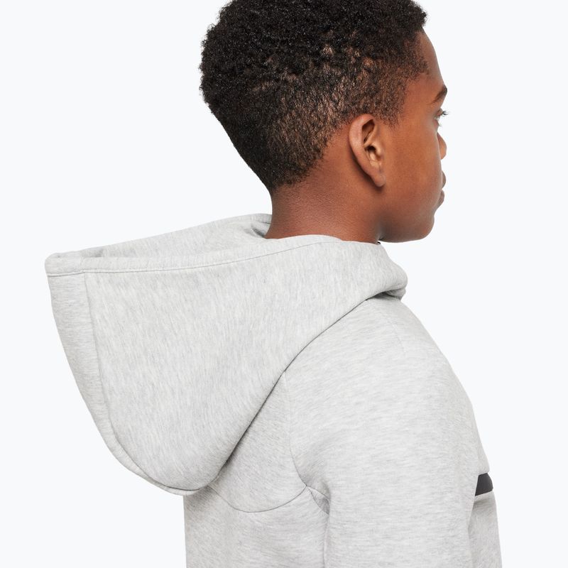 Dětská mikina Nike Sportswear Tech Fleece dark grey heather/black/black 5