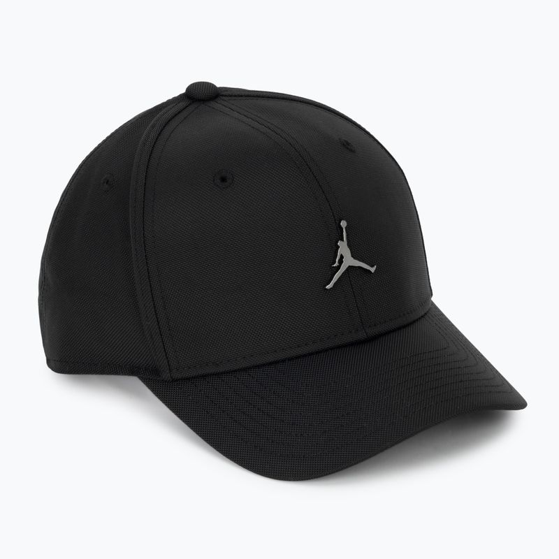 Czapka z daszkiem Nike Jordan Rise Structured Metal Jumpman black/R511