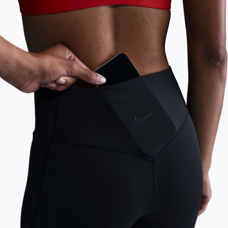 Dámské tréninkové šortky Nike Universa High Waisted Biker 8" black/anthracite/dark smoke grey 6