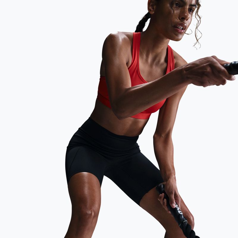 Dámské tréninkové šortky Nike Universa High Waisted Biker 8" black/anthracite/dark smoke grey 7