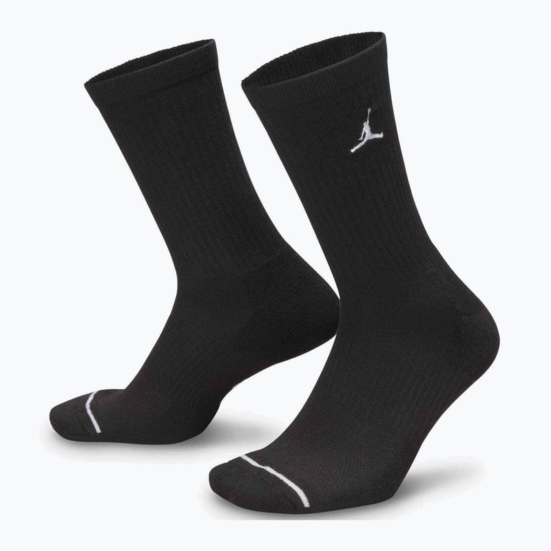 Skarpety Nike Jordan Everyday Cushioned Crew 6 par black/white 8
