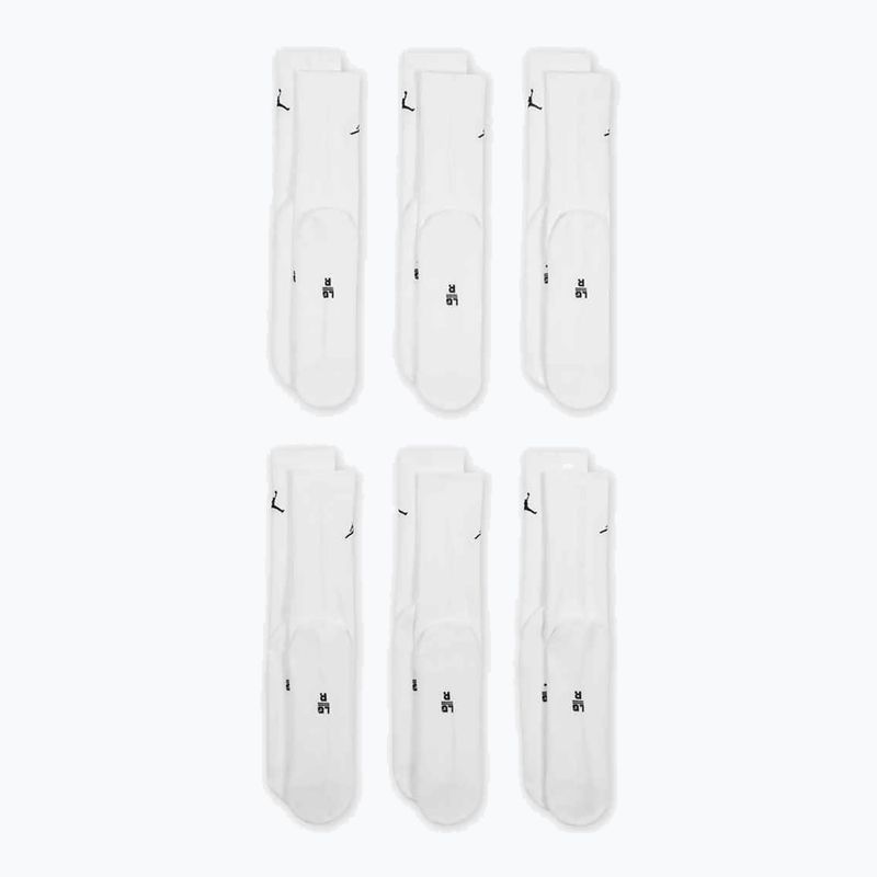 Skarpety  Nike Jordan Everyday Cushioned Crew 6 par white/black 6
