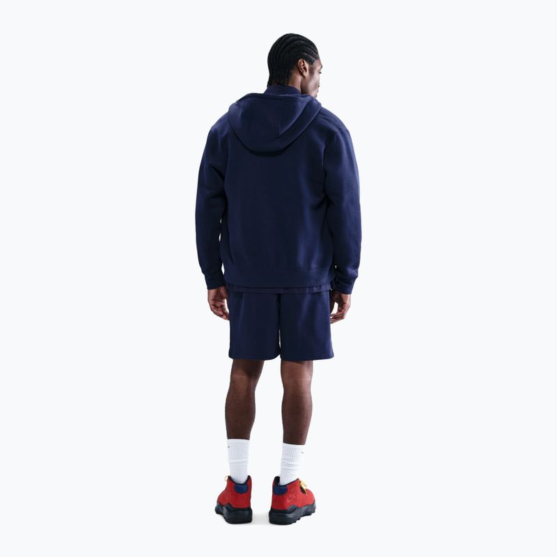 Pánské šortky Nike Club French Terry Flow obsidian/obsidian/white 3
